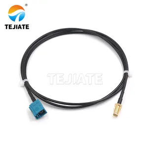 Customized Fakra-z female to SMA-K RG174 cable Factory Car Camera Video Interface Hsd Wire Lvds Cable SMA female connector