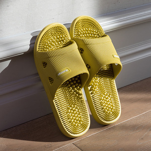 Pantuflas de Masaje para Hombre, Sandalias de Baño de Verano para Mujer, Antideslizantes, Suela Blanda, Color Sólido, Zapatos Casuales, Sandalias Planas - Product Image 4