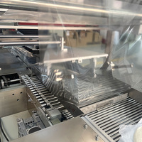 Hoge snelheid automatische roterende kussenverpakkingsmachine voor voedsel, koekjes, cake, horizontale verpakkingsmachine