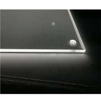 LGP Gravure Plaque de guidage de lumière de haute qualité Feuille de diffuseur de lumière Acrylique transparent LED Industriel Personnalisé 90 80 Monté