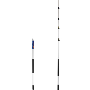 Nhà Máy Bán Hàng Trực Tiếp Nhà Sản Xuất 4-24 Ft Trọng Lượng Nhẹ Nhôm Flip-Tab Cơ Chế Khóa Telescoping Cực Với Đinh Tán Kim Loại Mẹo - Product Image 1