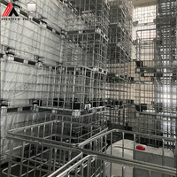 Agitateur de puissance revêtement noir ibc réservoir mélangeur réservoir ibc en plastique 1000 litres IBC fourre-tout pour le stockage des huiles à moteur