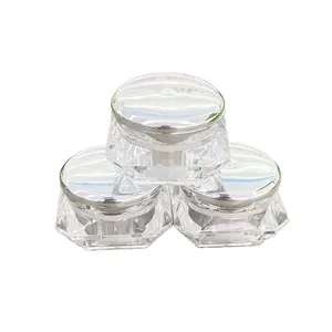 Source Factory Direct Sales 5g Cosmetic Jar Transparent Plastic Small Capacity Skin Care Product Storage Jar