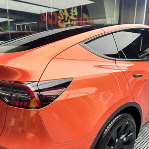 WRAPMASTER 1.52*17m Naranja <span class=keywords><strong>Golfo</strong></span>, Vinilo Autoadhesivo para Automóviles, Antiarañazos, Cambia <span class=keywords><strong>de</strong></span> Color, Brillante, Metálico, 4 Mil, Certificado RoHS, PVC - Product Image 5