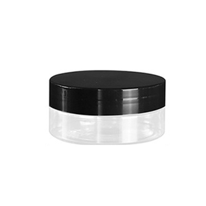 <span class=keywords><strong>60Ml</strong></span> Nhựa Mỹ Phẩm Jar Pet Kem Cơ Thể Rõ Ràng Bơ <span class=keywords><strong>Container</strong></span> Với Nắp Đậy Màu Đen - Product Image 1