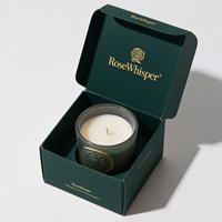 Boîte en papier personnalisée pour bougie de 10 oz, emballage cadeau pour crème pour la peau, boîte en papier pour pot de bougie avec insert en kraft