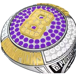 Anillo de campeonato Williams No. 8 personalizado al por mayor, edición conmemorativa, joyería para fans de Kobe, material de aleación, Infor Missing Idols - Product Image 1