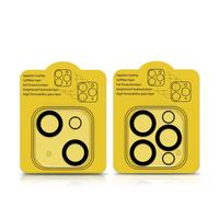 HD clair 9H soie anti-rayures verre trempé téléphone caméra lentille protecteur étui amical pour iPhone 12 13 14 15 16 PRO MAX Plus
