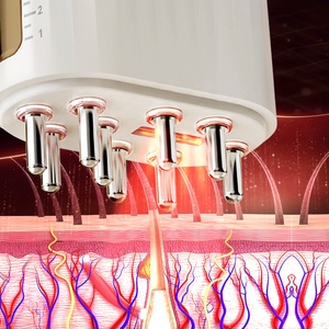 育毛刺激装置オイルアプリケーター血清ディスペンサー振動頭皮マッサージャー抗脱毛櫛頭皮オイルアプリケーター - Product Image 1