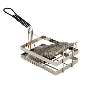 Chicken Tortilla Rack 304 Stainless Steel V-Shaped Taco Holder For Picnic Use - Product Image 4