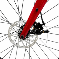 Cassette large gamme 11-46T pour vélo de gravier, pédalier 1x10 vitesses 42T, frein à disque mécanique, guidon drop bar, cadre en aluminium léger 700c