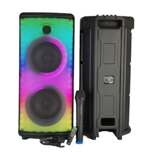 Hộp Âm Thanh Di Động Đôi 6.5Inch Pin PA Loa Tiệc Âm Thanh DJ Có Đèn Ngọn Lửa - Product Image 3