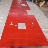 Tapis de sol sur mesure pour plateforme, en polyuréthane anti-corrosion, avec clous en acier, haute performance antidérapante pour l'industrie pétrolière et la découpe d'hydrocarbures