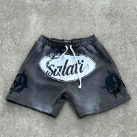 Shorts en jean pour homme, haute qualité, style vintage décontracté, coupe classique, 100% coton, lavage vintage, streetwear américain, Y2k