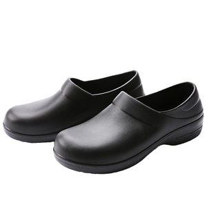 Chaussures de sécurité de laboratoire légères, imperméables et résistantes à l'huile en mousse EVA, chaussures de travail souples à enfiler en caoutchouc pour chef cuisinier - Product Image 1