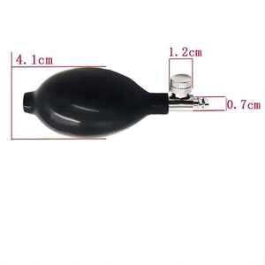 Sphygmomanomètre médical Sang Caoutchouc Air Gonflage <span class=keywords><strong>Ballon</strong></span> Ampoule Pompe Valve - Product Image 6