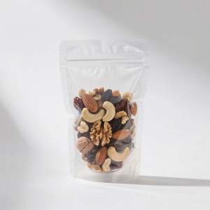 ถุงกระดาษคราฟท์สีขาวแบบตั้งได้ พิมพ์ลายสกรีนหรูหรา สำหรับใส่อาหาร ปิดผนึกได้ มีหน้าต่างและริบบิ้น ขายส่ง - Product Image 2