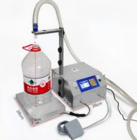 Machine de remplissage semi-automatique UC-L36 de 20 litres pour liquides vaisselle, produits chimiques, eau, poudre, bière, pâtes, cartons, canettes, plastique, verre - Garantie 1 an