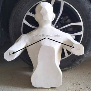 งานประติมากรรมผู้ชาย 3 มิติ ขนาดเท่าคนจริง ทำจากเรซิ่นเ<span class=keywords><strong>ส</strong></span>ริมแรง ทะลุผนัง <span class=keywords><strong>ส</strong></span>ำหรับตกแต่งผนังบ้าน บาร์ คลับ อย่างมีสไตล์ - Product Image 6