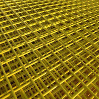 Panneau de treillis soudé INN-SL 1/2 X 3 en acier inoxydable 304 galvanisé et revêtu de PVC, panneau de construction
