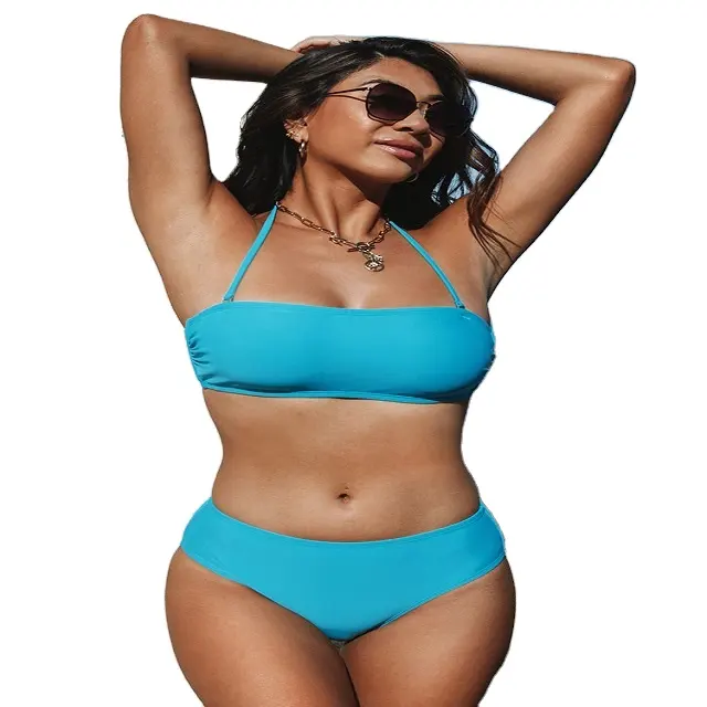 High quality hot style polyester string bikini sets spandex thongs beach swimsuit swimwear bathing suit brief