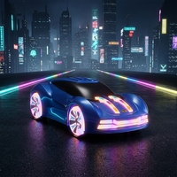 Voiture RC de drift 2,4 GHz à détection gestuelle, télécommandée 50M, supercar de cascade avec pulvérisation, 360° 4x4, rechargeable, application, évitement d'obstacles, cadeau pour