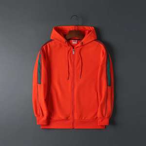 <span class=keywords><strong>HAGO</strong></span>-Sudadera con capucha y cremallera para hombre, ropa de calle, poliéster/algodón, transpirable, personalizable - Product Image 3