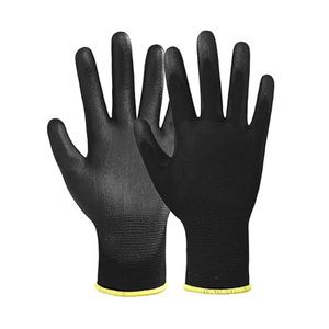 ถุงมือทำงานนิรภัยแบบสัมผัสหน้าจอเคลือบโพลีเอสเตอร์สำหรับผู้ชาย ปรับแต่งได้เองจากโรงงาน ขายส่ง ปลอกแขนเรียว 26 ซม. จำนวนมาก - Product Image 2