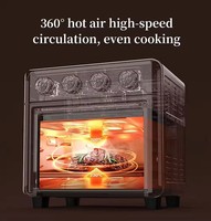 Four à Convection et Friteuse à Air Chaud Combinés, avec Fonctions Cuisson, Grill et Rôtissoire, en Acier Inoxydable, avec Panier, Grille et Plateau, OEM ODM, Vente en Gros pour la Cuisine
