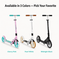 Trottinette pour enfants avec guidon réglable, pour enfants de 8 à 12 ans, roues avec absorption des chocs, trottinette pour enfants