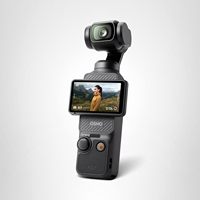 Kit Creator Combo Pocket 4, stabilisateur de caméra pour vlog, stockage intégré de 107 Go, émetteur Mic 3, lumière, trépied Osmo Mini