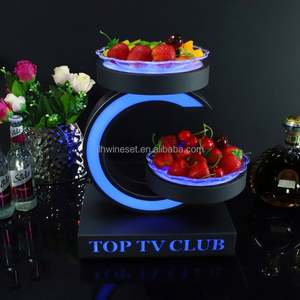 KTV Discothèques Bars et restaurants LED Snack Plateau Double couche Lumineux Fruit Water Tray Durable pour les occasions de fête - Product Image 2