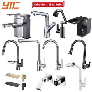 Grifo de Lavabo Monomando de Acero Inoxidable Negro con <span class=keywords><strong>Cascada</strong></span>, Cerámico, Moderno, con Control de Temperatura de <span class=keywords><strong>Agua</strong></span> Fría/Caliente y Luz LED para Baño - Product Image 6
