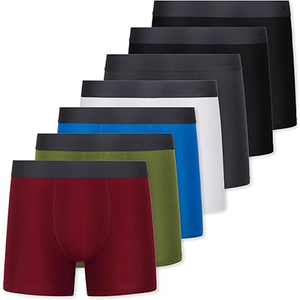 Bóxers de Algodón para Hombre al por Mayor de Fábrica, Paquete de Ropa Interior con Logotipo Personalizado, Tallas Grandes, Cómodos - Product Image 3