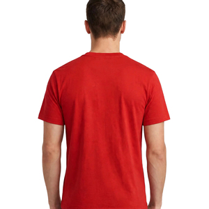 Camiseta estampada de manga corta con cuello redondo para hombre, corte regular, informal, de algodón verde, elegante, para hombre, de Bangladesh. - Product Image 3