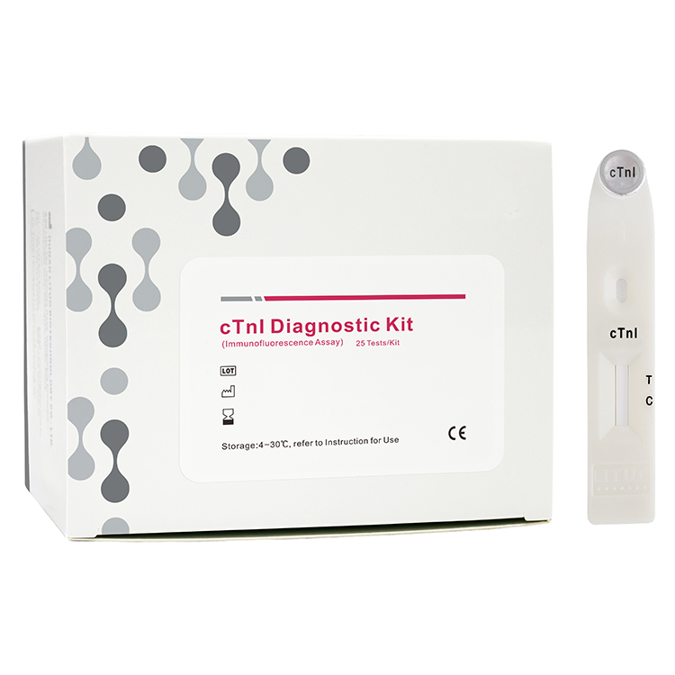 Analizador de inmunofluorescencia Poct de prueba rápida de diagnóstico médico cardíaco/cTnl/Riñón/Tiroides con reactivo