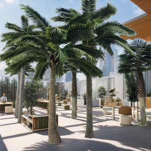 Longstar Palmiers et cocotiers artificiels géants d'intérieur/extérieur, verdure durable pour l'aménagement paysager d'intérieur - Product Image 4