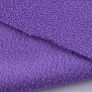 防水摇粒绒面料100% 涤纶面料柔软透气材料毯面料卷