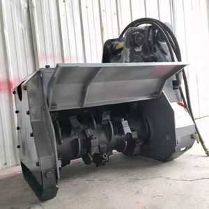Pionero en tecnología hidráulica, trituradora de ramas y hojas con cuchilla de acero aleado, equipo para recuperar colinas baldías y devolver bosques a la agricultura. - Product Image 5