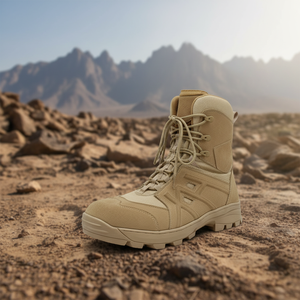 Nouvelles chaussures de randonnée et d'escalade montantes en cuir suédé, légères, respirantes, avec fermeture éclair latérale, faciles à enfiler, tactiques - Product Image 3