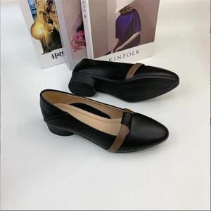 Zapatos planos cómodos para mujer, <span class=keywords><strong>mocasines</strong></span> transpirables de primavera y verano con punta de estilo Formal de <span class=keywords><strong>Color</strong></span> sólido puntiagudo - Product Image 2