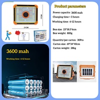Altavoz Solar OTHC con Luz LED, Directo de Fábrica, OEM/ODM, Impermeable, Cinco Niveles de Atenuación, Recargable por USB, para Obras de Construcción