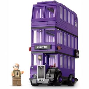 Compatibile con i blocchi da costruzione Lego <span class=keywords><strong>Harry</strong></span> <span class=keywords><strong>Potter</strong></span> Knight Bus - Regalo per bambini: autobus magico da assemblare per scene di strada - Product Image 4
