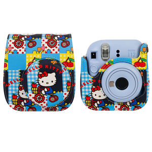 Sac en cuir PU <span class=keywords><strong>Instax</strong></span> <span class=keywords><strong>Mini</strong></span> 12/<span class=keywords><strong>11</strong></span>/9/8 avec poche et bandoulière réglable, étui pour appareil photo instantané, motifs d'animaux mignons - Product Image 3