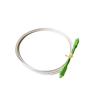 Cordon de raccordement à fibres optiques Simplex G652D/G657A SC APC à SC APC 2mm 3mm PVC/LSZH de haute qualité