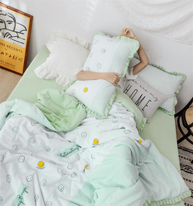 Ensemble de literie de bébé en microfibre, pièces, <span class=keywords><strong>couette</strong></span> brodée, drap ajusté, <span class=keywords><strong>oreiller</strong></span>, traversin - Product Image 4