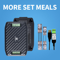 Compteur d'énergie DC Peacefair PZEM-017 0-300V 300A avec shunt RS485 Modbus-RTU, compteur de puissance KWH pour la maison, l'industrie et l'IoT