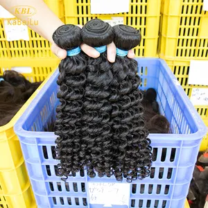 Best vendors KBL 100% virgin golden star hair,tangle free kinky baby curl hair weave stock