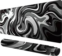Tapis de souris de jeu en caoutchouc noir personnalisé, grand format, résistant à l'eau, tapis de bureau XXL, tapis de souris par sublimation pour gamer