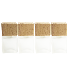 Bottiglia di profumo con Clip di sfiato per deodorante per auto in vetro smerigliato quadrato da 10ml all'ingrosso per auto - Product Image 4